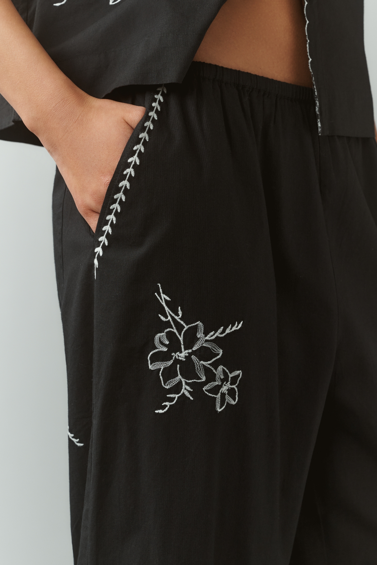 The GREAT. Weekend Crop Wide-Leg Pants