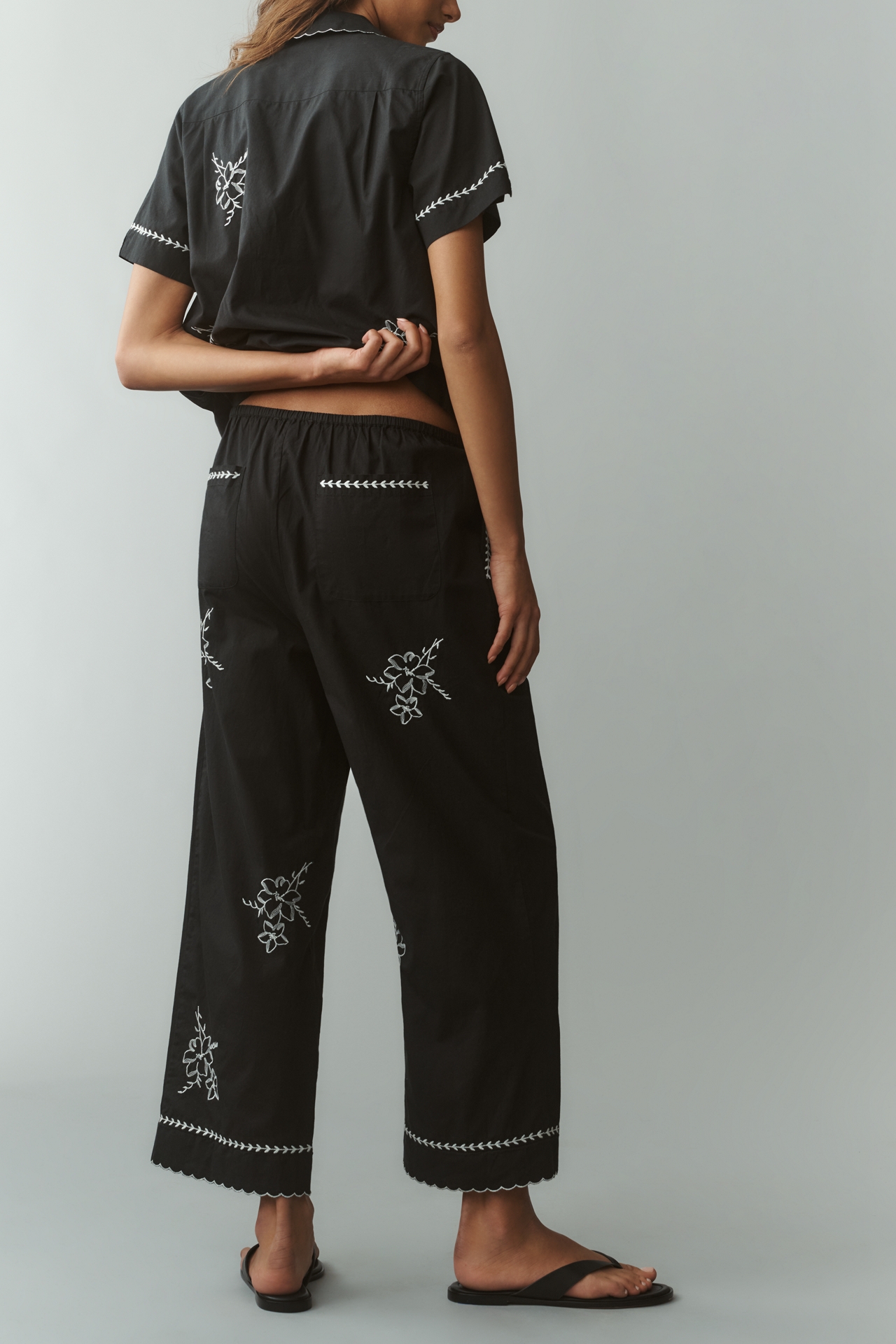 The GREAT. Weekend Crop Wide-Leg Pants