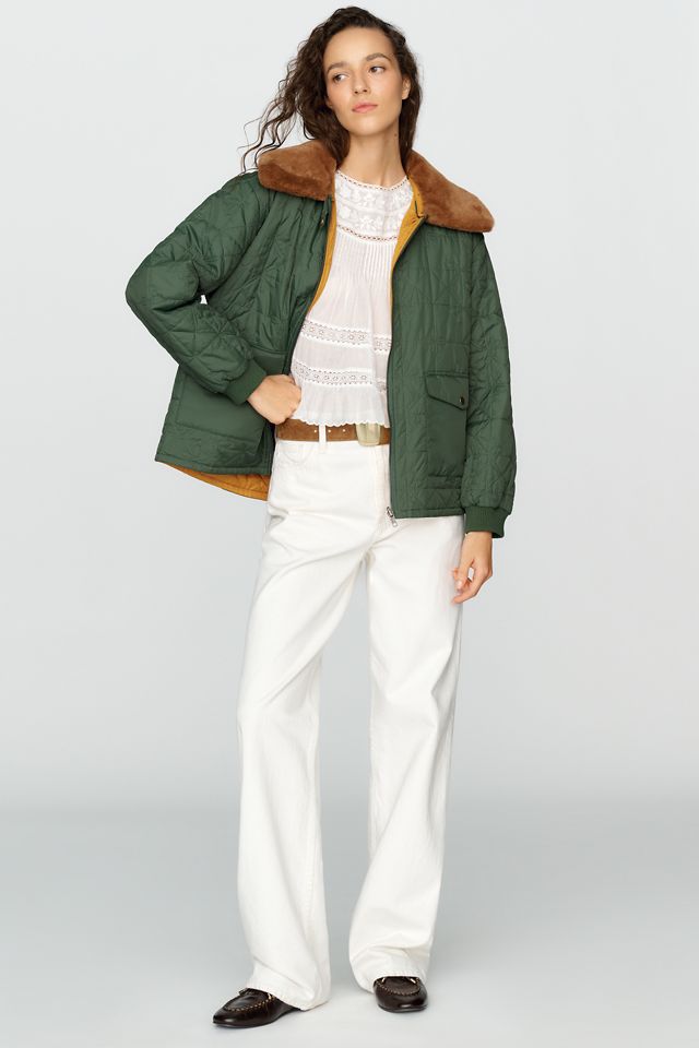 THE GREAT. The Reversible Quilted Jacket #3