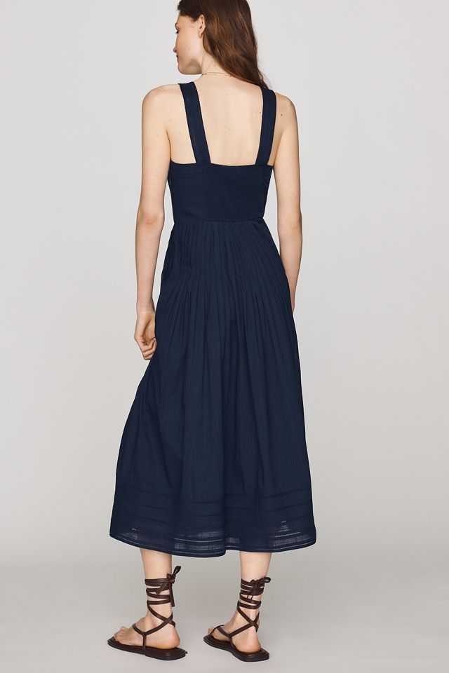The GREAT. The Day Break Cotton Midi Dress #3