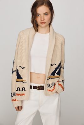 The GREAT. The Sailboat Cardigan Sweater