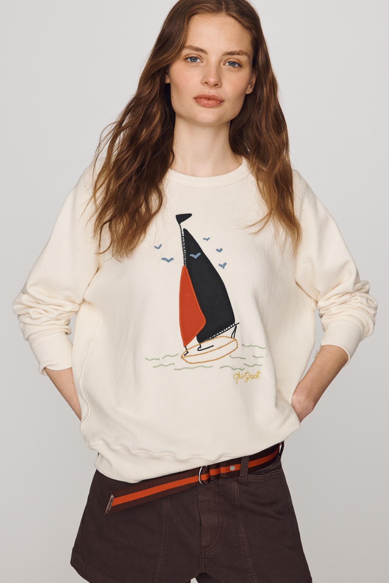 The GREAT. The College Cotton Sweater