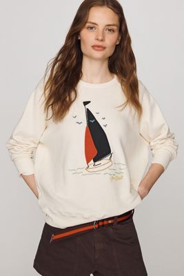 The GREAT. The College Cotton Sweater