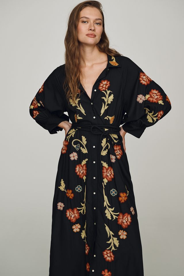 THE GREAT. Embroidered Midi Dress #2