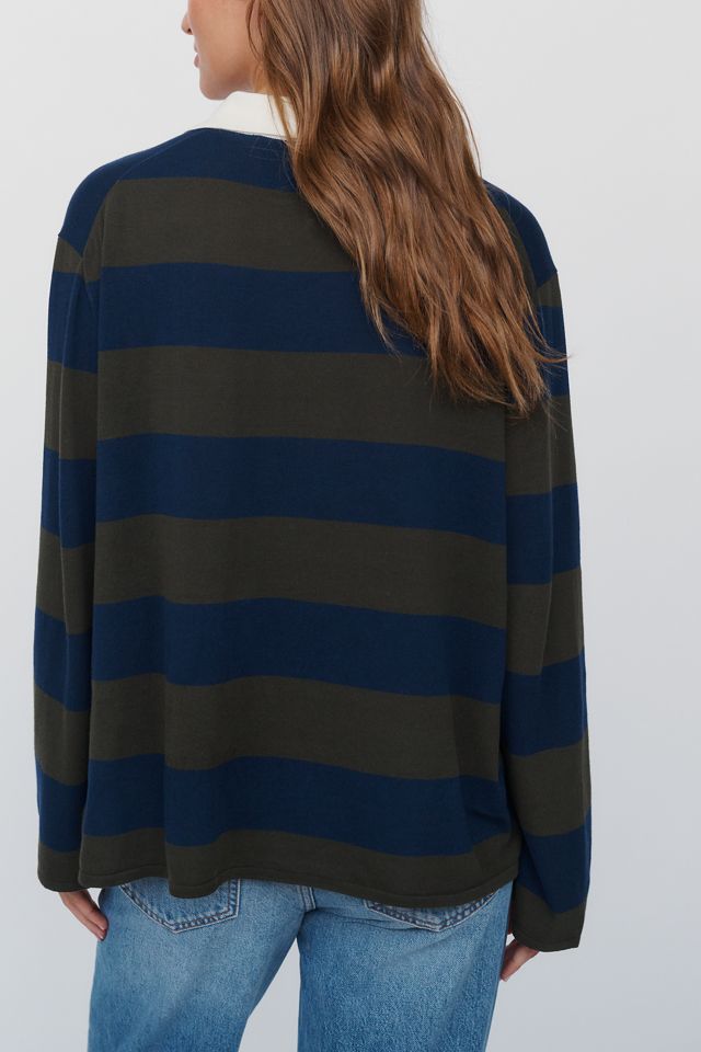 THE GREAT. Academy 100% Cotton Polo Sweater #1