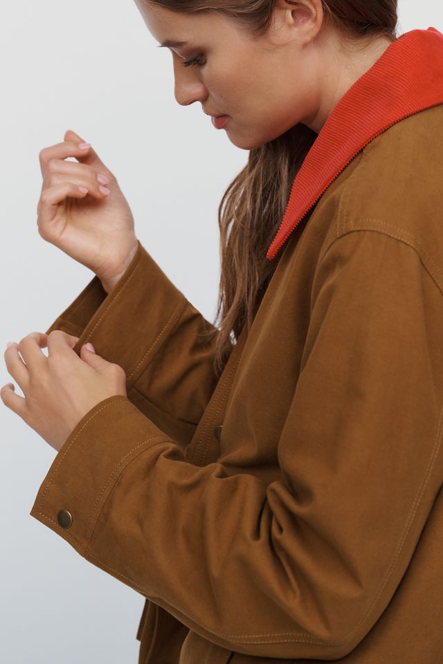THE GREAT. 100% Cotton Swingy Jacket #3