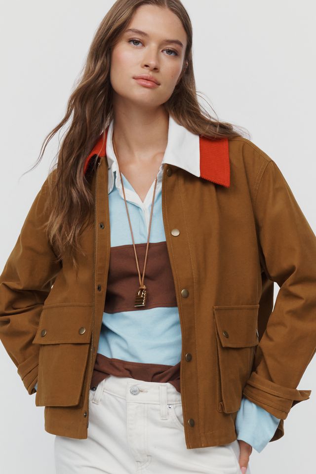 THE GREAT. 100% Cotton Swingy Jacket #4