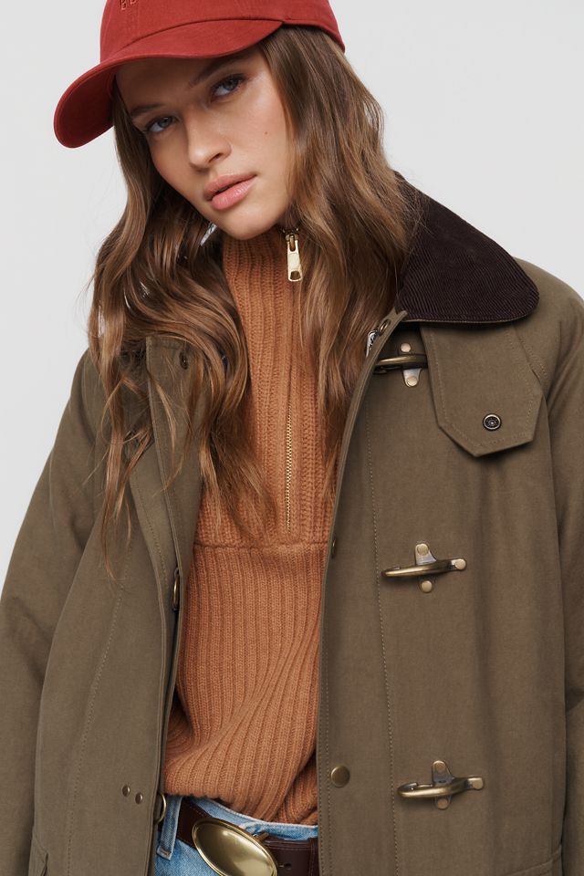 THE GREAT. Firefighter 100% Cotton Funnel Neck Jacket #2