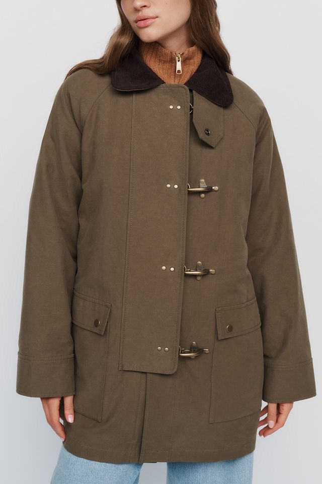THE GREAT. Firefighter 100% Cotton Funnel Neck Jacket #3