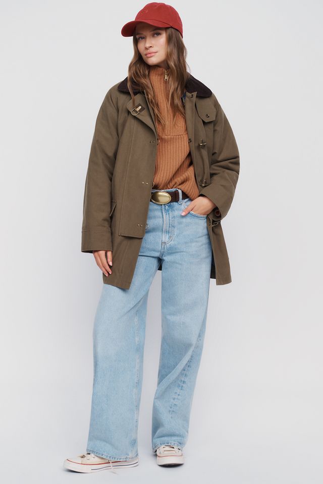 THE GREAT. Firefighter 100% Cotton Funnel Neck Jacket #4