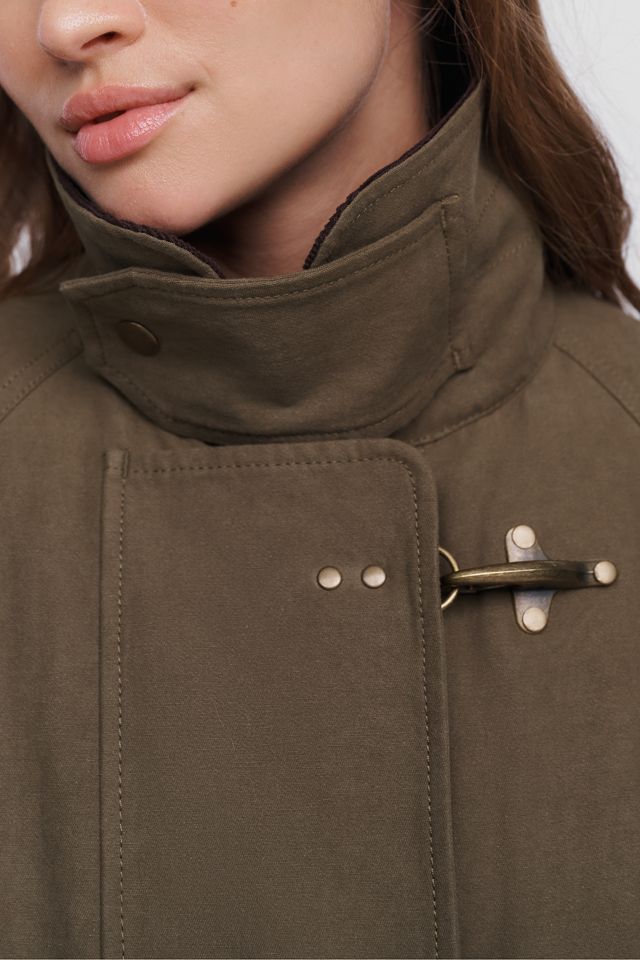 THE GREAT. Firefighter 100% Cotton Funnel Neck Jacket #5