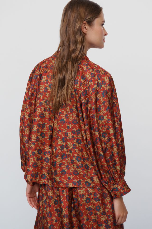 THE GREAT. Ashland 100% Silk Top #1