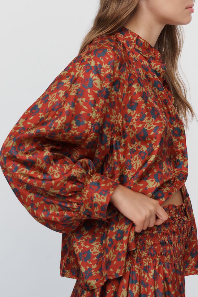 THE GREAT. Ashland 100% Silk Top #2