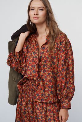 THE GREAT. Ashland 100% Silk Top