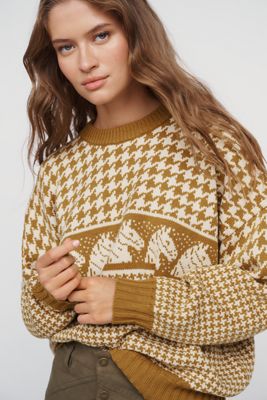 THE GREAT. Pony Pullover Sweater
