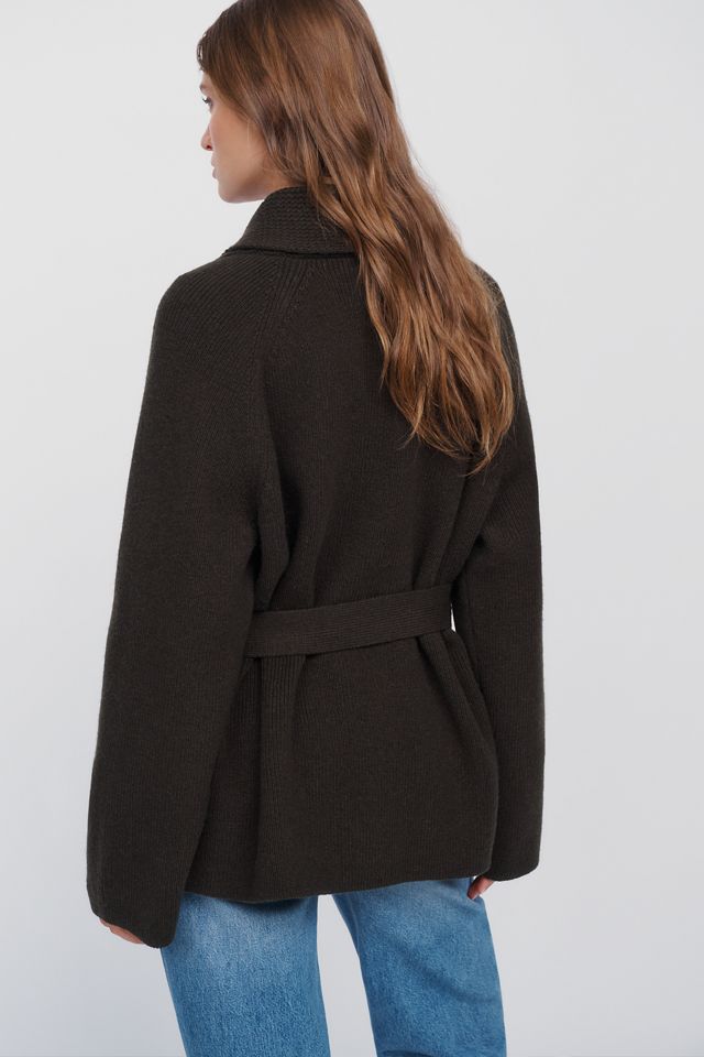 THE GREAT. Commander Wool Blend Riding Cardigan #1