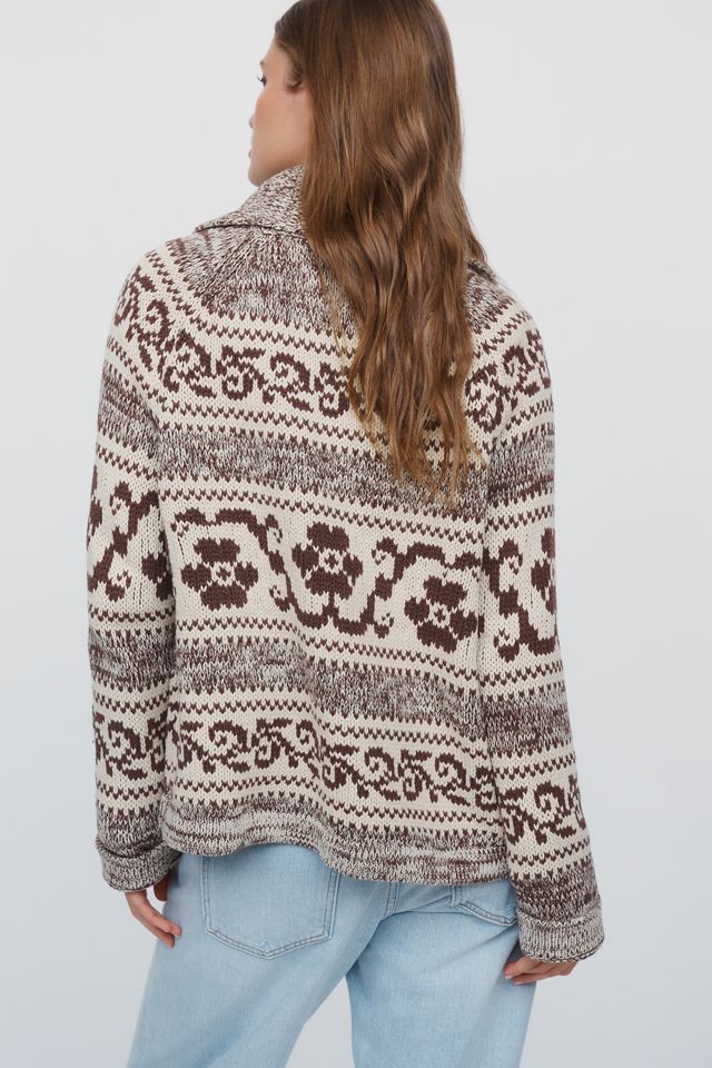 THE GREAT. Nordic Flower Lodge Cardigan #1