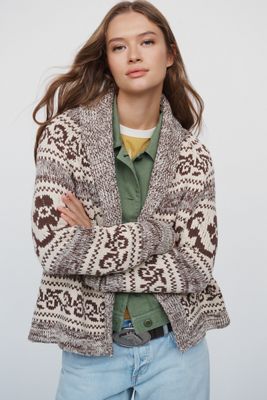 THE GREAT. Nordic Flower Lodge Cardigan