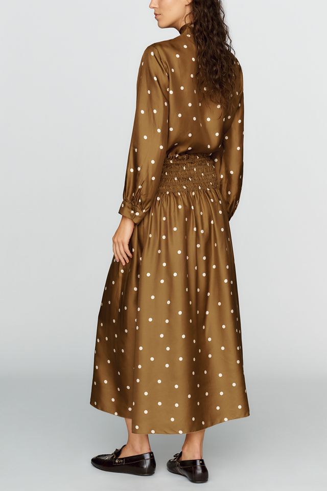 THE GREAT. Canary 100% Silk Midi Skirt #2