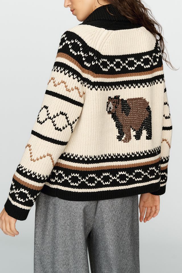 THE GREAT. Bear Lodge Cotton Blend Cardigan #1