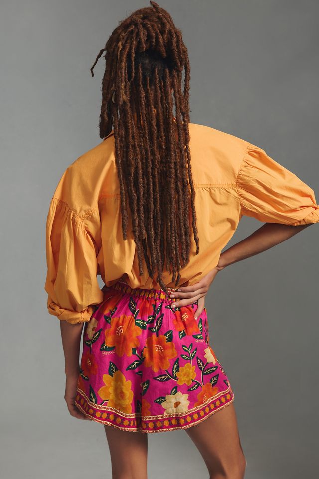 Anthropologie ファームリオ フローラルタペストリーショーツ Farm Rio Tapestry Shorts | Anthropologie
