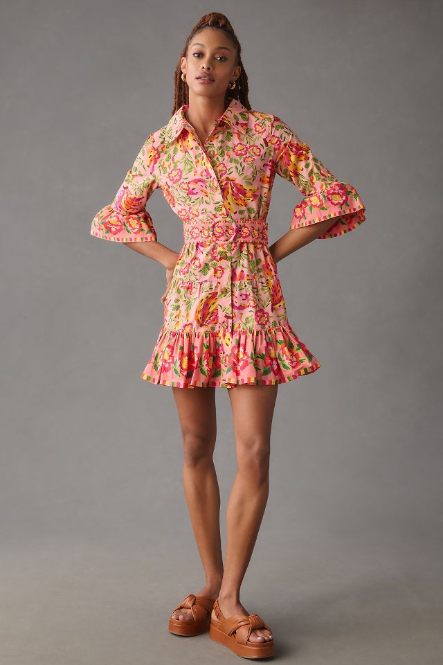 Frilly hotsell shirt dress