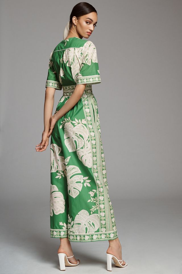 Farm Rio Monstera Wide-Leg Jumpsuit #1