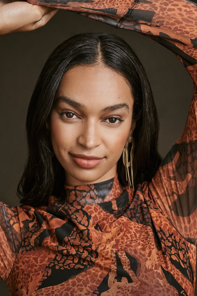 Farm Rio Giraffe Tulle Blouse #2