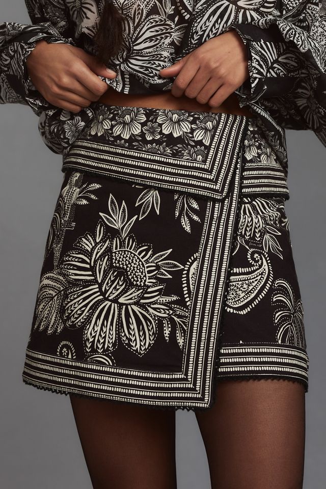 Farm Rio Paisley Bloom Skirt #1