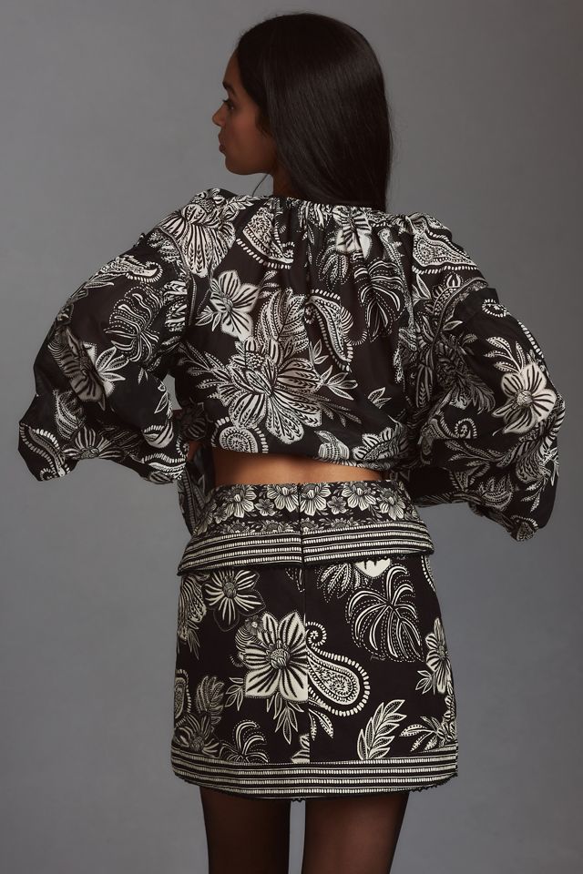 Farm Rio Paisley Bloom Skirt #3