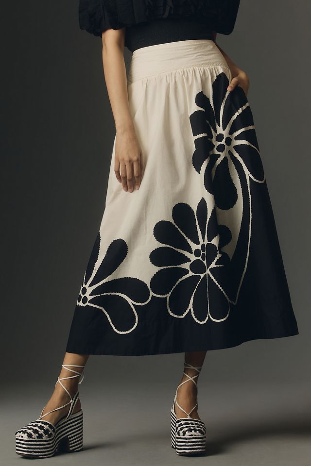 Farm Rio Palermo Printed Maxi Skirt | Anthropologie