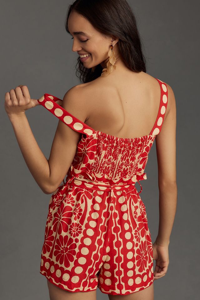 Farm Rio Palermo Sleeveless Romper #2