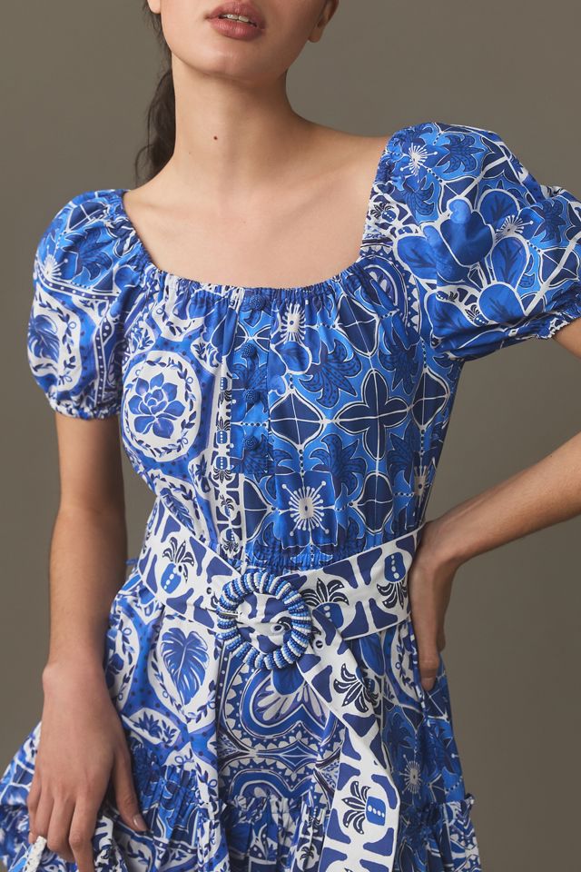 Farm Rio Tile Dream Maxi Dress #1