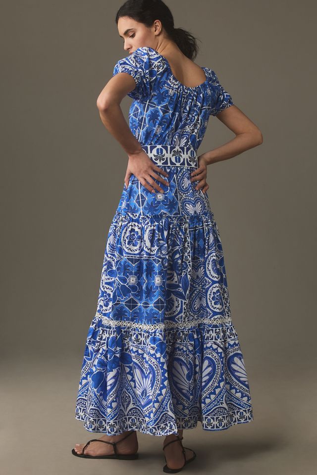 Farm Rio Tile Dream Maxi Dress #2