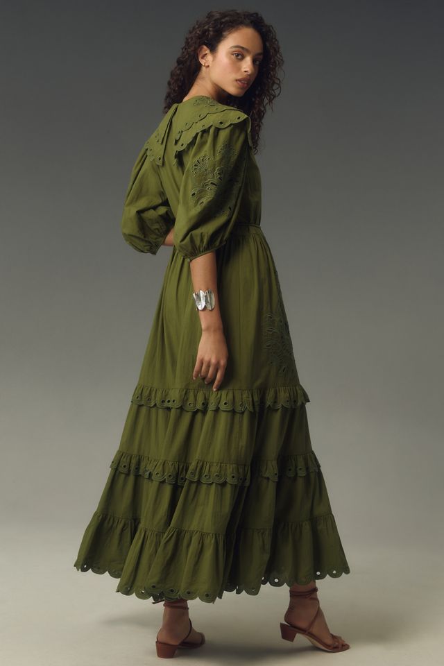 Farm Rio Hummingbird Maxi Dress #1