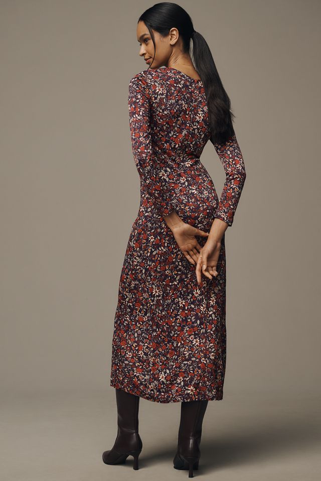 Farm Rio Chelsea Garden Long-Sleeve Deep-V Maxi Dress #2