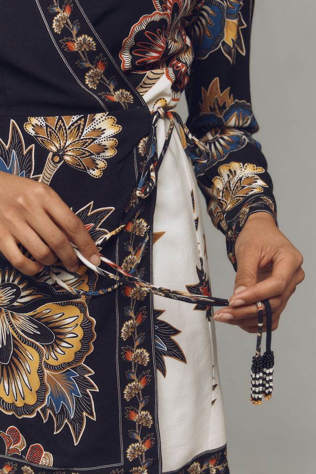 Farm Rio Floral Wrap Mini Dress #2