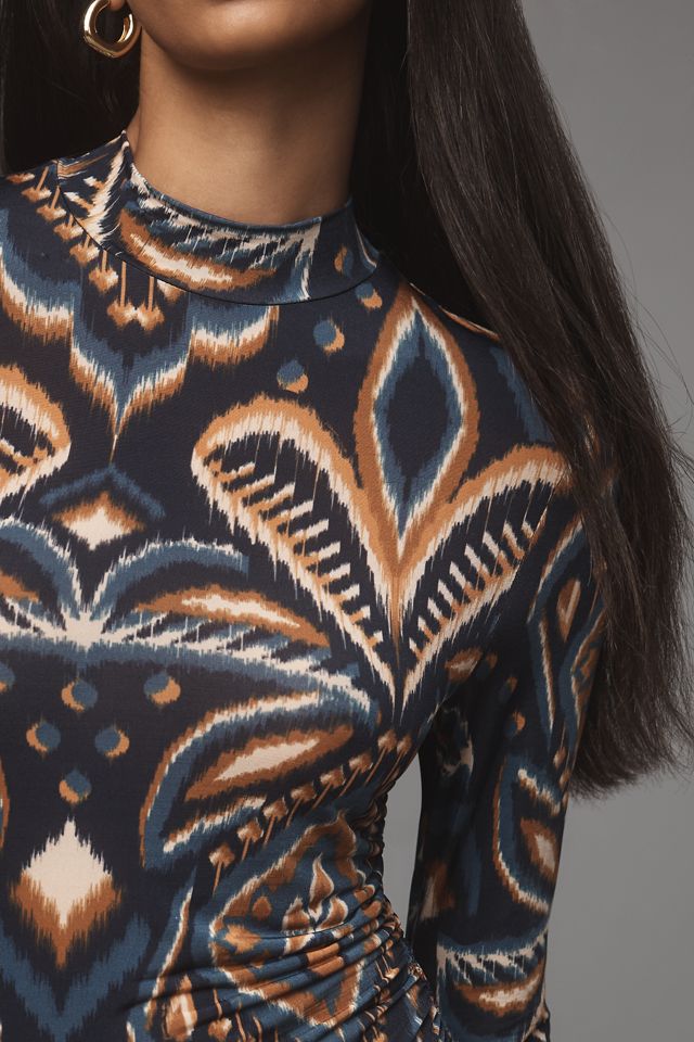 Farm Rio☆Pineapple Ikat Jersey Blouse Farm Rio Pineapple Ikat Jersey Blouse | Anthropologie