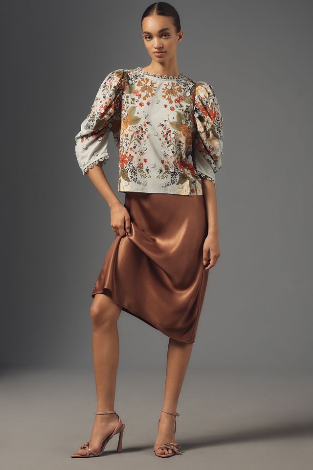 Farm Rio Flowing Beauty Knit Blouse #3