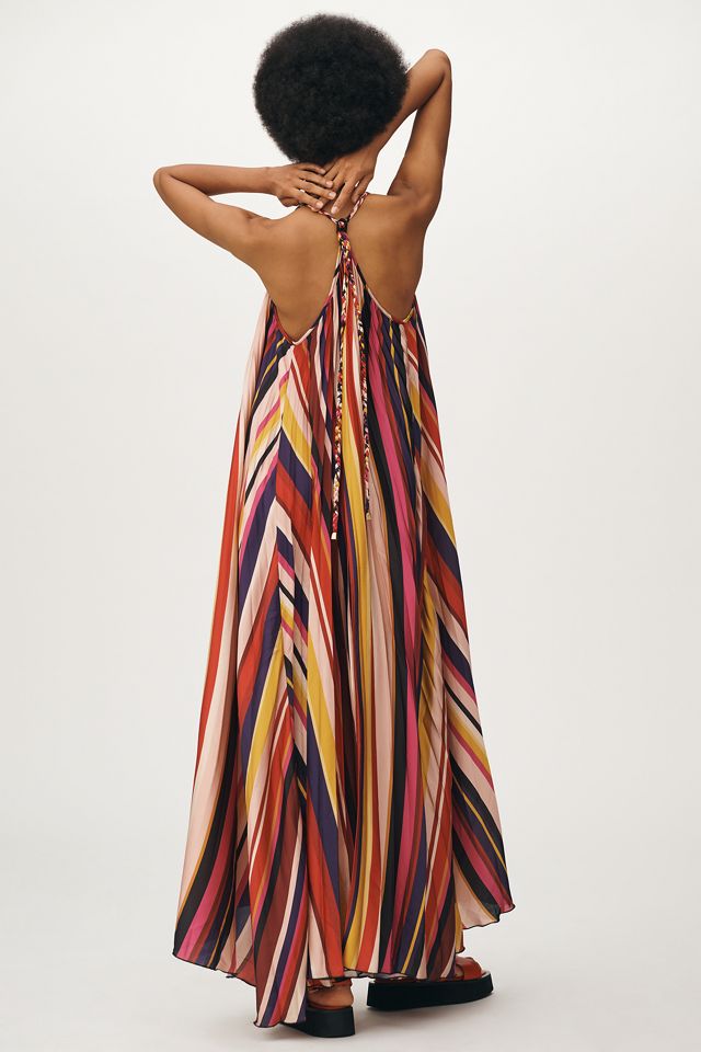 Farm Rio Sleeveless Pleated Midi Dress #1