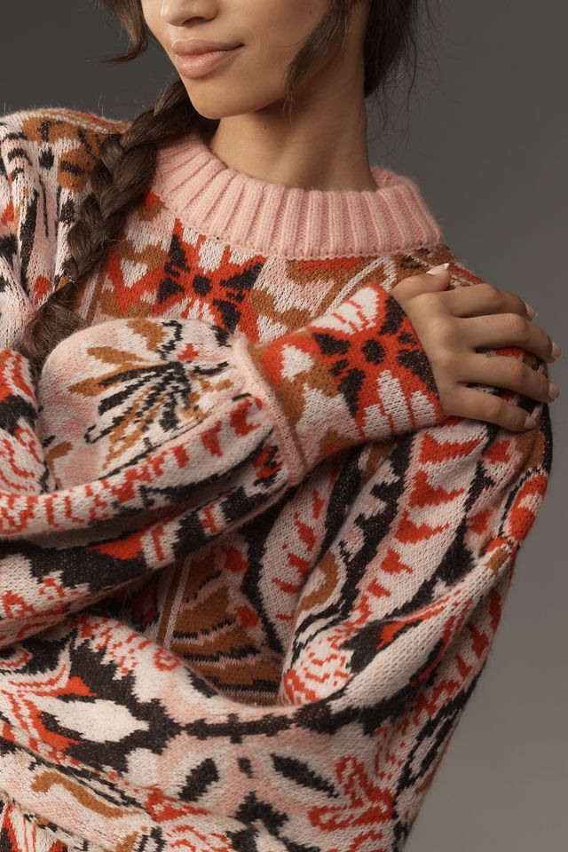 Farm Rio Long-Sleeve Knit Mini Dress #2