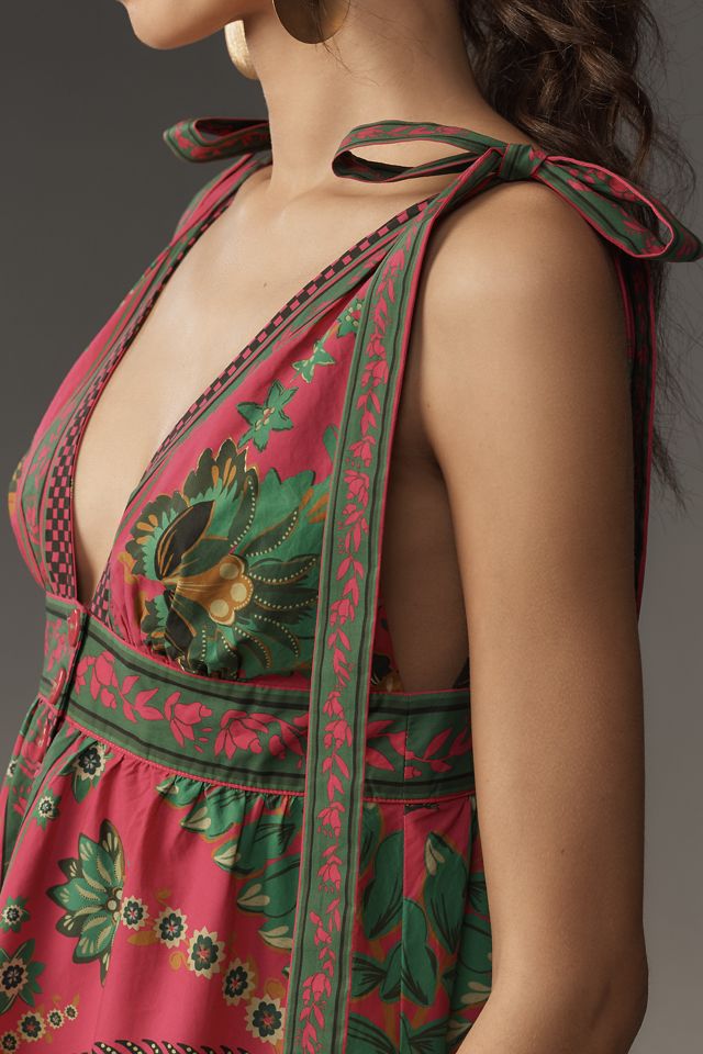 Farm Rio Ana Tapestry Midi Dress #1