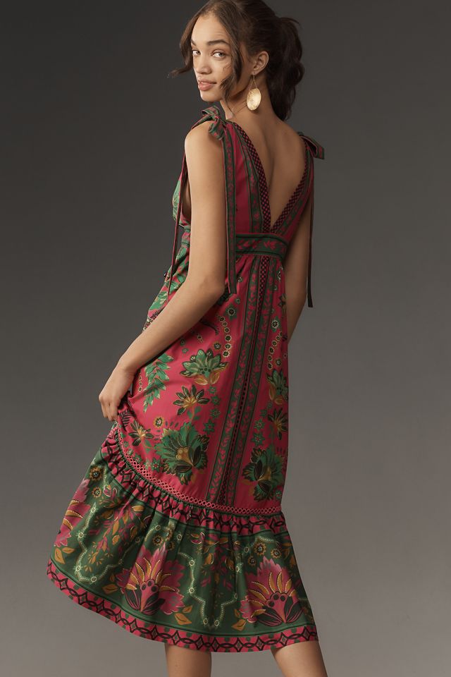 Farm Rio Ana Tapestry Midi Dress #2