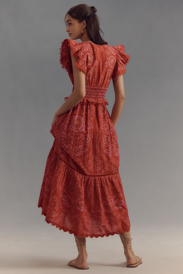 Farm Rio Olivia V-Neck Maxi Dress #2