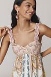 Farm Rio Maritime Magic Linen Blend Sleeveless Maxi Dress