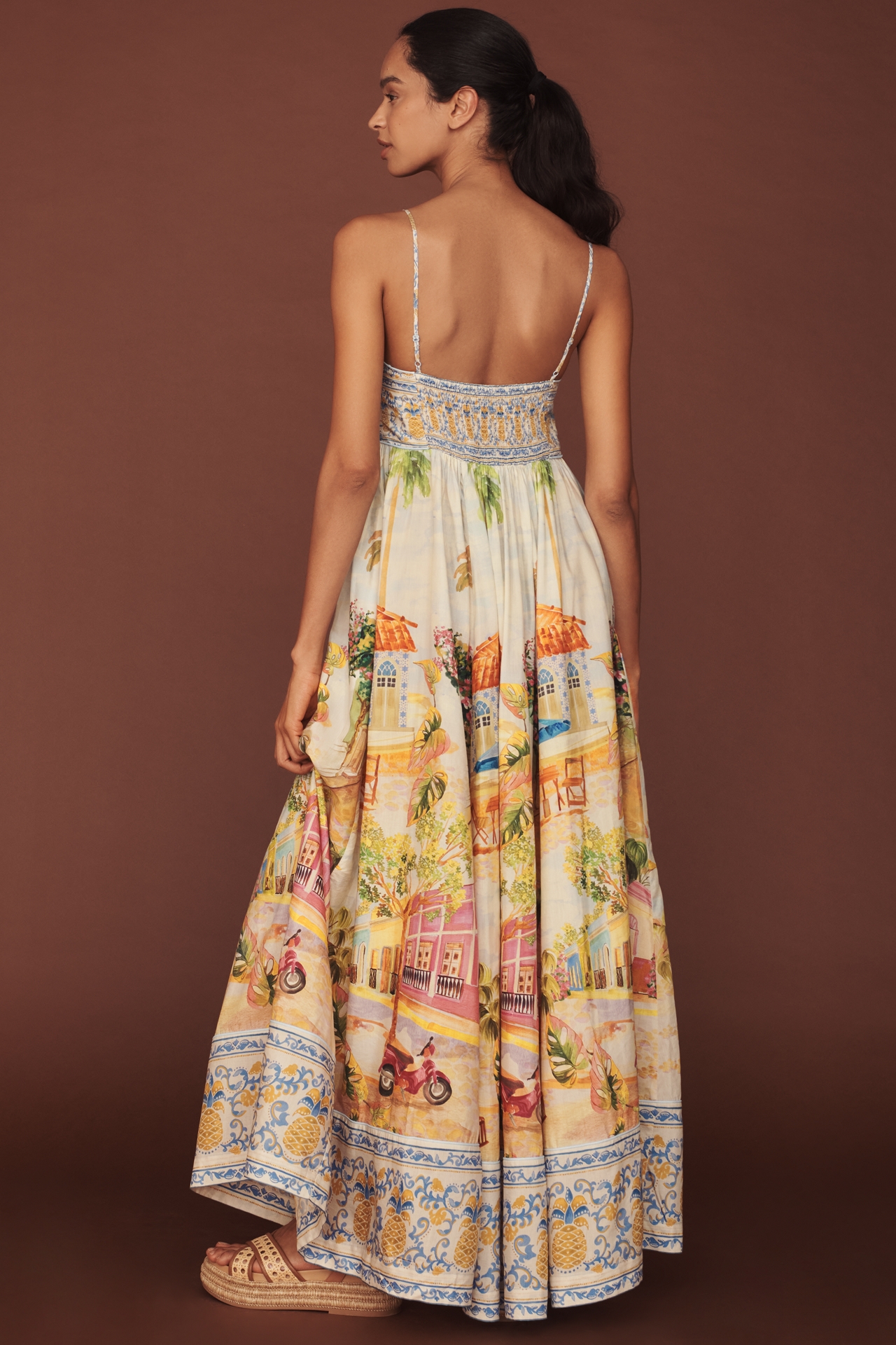 Farm Rio Aracati Printed Maxi Dress