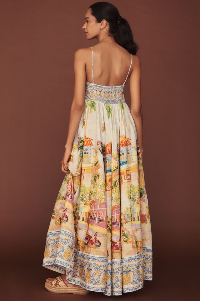 Farm Rio Aracati Printed Maxi Dress