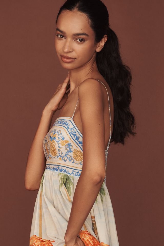 Farm Rio Aracati Printed Maxi Dress