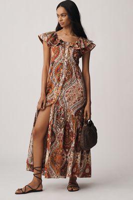 ワンピース FARM Rio DRESS (332216 25139) Rent Farm Rio Red Dress | By Rotation US