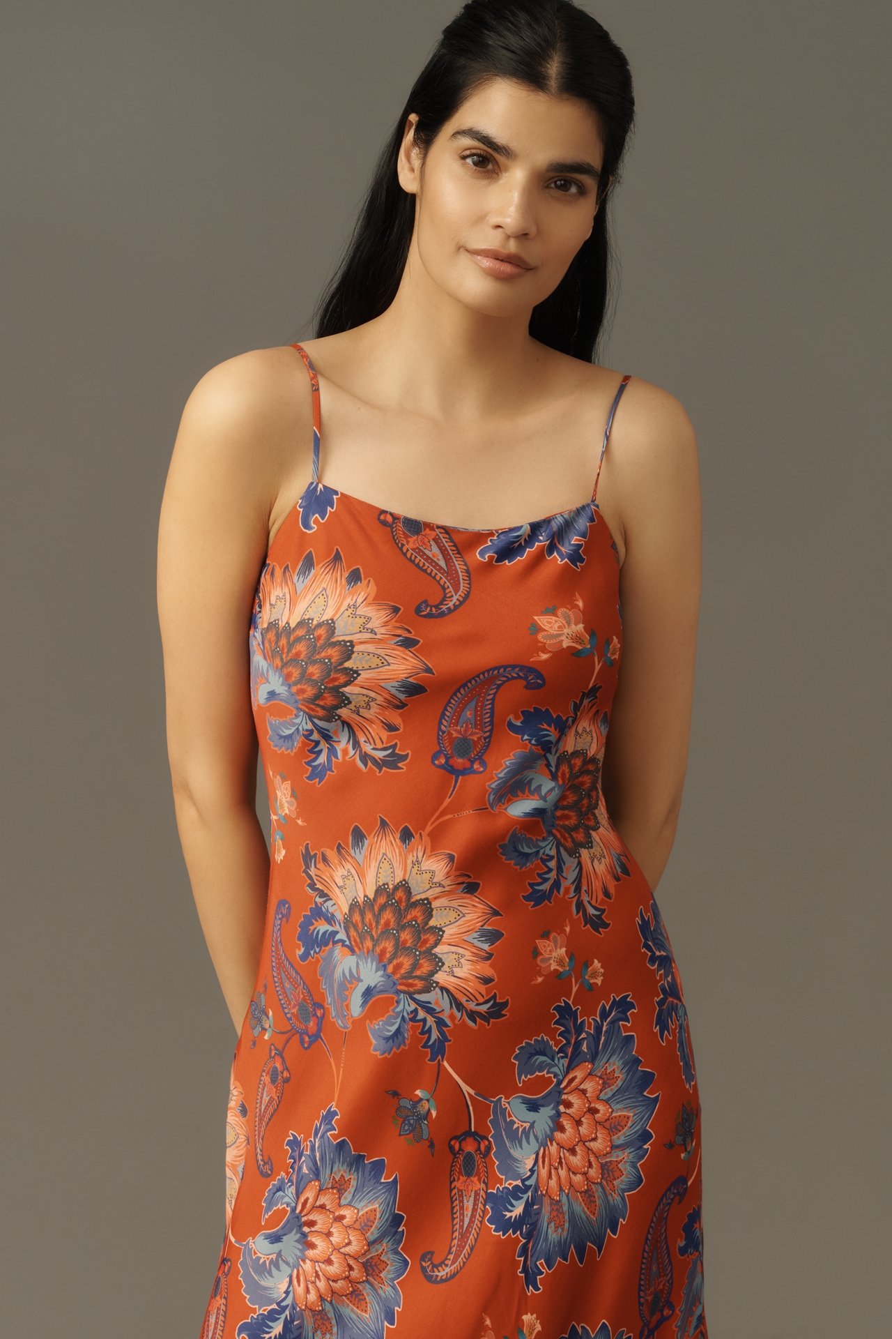 Farm Rio Luang Sleeveless Midi Dress